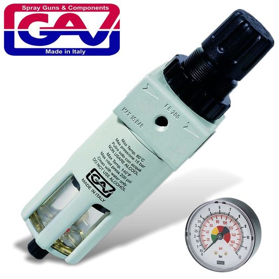 GAV Filter + Reducer 1/2'in Line Regulator